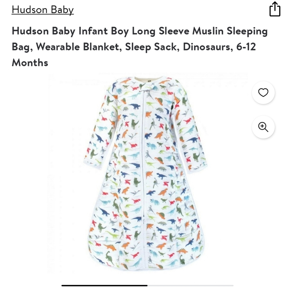 Sleep Sack Hudson Baby NWOT